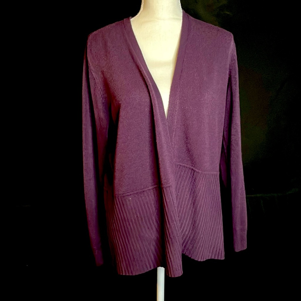 Spring + Mercer (1X) Purple cardigan 50% off list price! Closing closet sale!